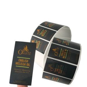 Tùy Chỉnh Không Thấm Nước Tự Dính Tinh Dầu Chai Nhãn Logo In Cuộn Mỹ Phẩm Bao Bì Sticker CuộN - Product Image 4