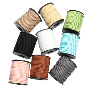 3mm Kunstwildleder-Lederband für DIY-Schmuck, Kleidungsetiketten, Bastelarbeiten, Blumen, Backen, Verpackung, Bänder, Spitze, Schuhe, Taschen, Floristik, Luxus - Product Image 4