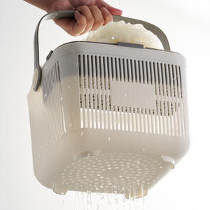 Panier de bain en plastique Simplehome, rectangulaire avec poignées, organiseur de rangement pour articles de toilette et essentiels quotidiens - Product Image 4