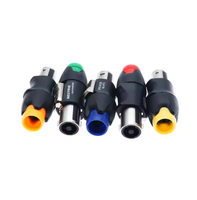 Conector de Altavoz Yuchen NL4FC YC-NL-4 de 4 Núcleos, Metálico, ABS, con Certificación CE ROHS, Cable para Sistema de Sonido Profesional