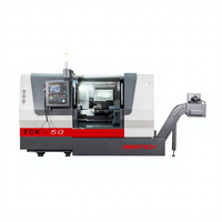 Tour à métaux numérique CNC à broche unique horizontale TCK50 pour le travail des métaux