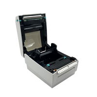 Printer Label Pengiriman Termal 4 Inci dengan Antarmuka USB+RS232 untuk Pencetakan Label Timbangan dengan Printer Struk