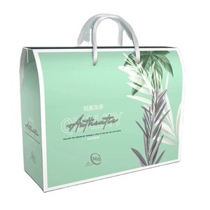 Cao Cấp Chất Lượng Cao Sóng Hộp Các Tông Matte Vàng Lá Dập Nổi Tùy Chỉnh Dệt Nhà Bộ Đồ Giường Sản Phẩm Tăng Cường UV - Product Image 2