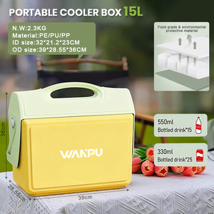 Nevera Portátil de 15L para Almacenamiento de <span class=keywords><strong>Insulina</strong></span> con Logotipo Personalizado, Caja Refrigeradora con Silla y Mesa para Camping - Product Image 2