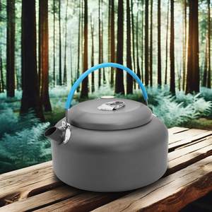 <span class=keywords><strong>Kingpool</strong></span> 0.85/1.4L thân thiện với môi cảm ứng nồi tương thích kim loại cầm tay cà phê nồi nhôm cứng cắm trại ngoài trời Ấm đun nước - Product Image 2