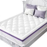 Surmatelas en polyester épais avec coussin supérieur, anti-humidité, poches profondes – Services OEM et ODM disponibles