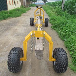 Remorque Forestière pour Bûches de Bois, Remorque Benne VTT avec Grue de Chargement pour la Vente - Product Image 1