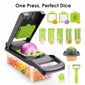 Kit d'Outils de Cuisine Multifonctionnel en ABS : Trancheuse, Râpe et Hachoir à Légumes et Fruits - Product Image 2