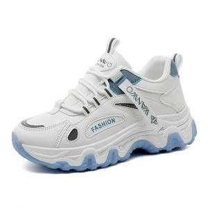 Q7822 Nouvelle Tendance Baskets <span class=keywords><strong>de</strong></span> Marche pour <span class=keywords><strong>Femme</strong></span> <span class=keywords><strong>Chaussures</strong></span> <span class=keywords><strong>de</strong></span> Sport Décontractées Respirantes à Semelle Compensée - Product Image 5