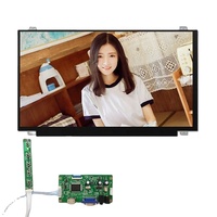 Modul LCD 15.6 inci dengan papan pengontrol HD ke Edp 15.6 inci 1920*1080 TFT IPS tampilan Panel LCD