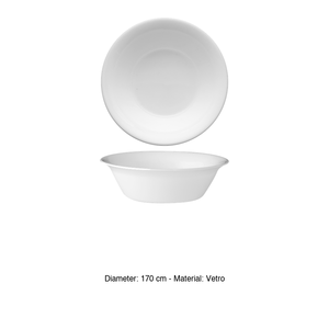 Ensaladera Toledo Ø 17 cm, Vidrio Blanco Bormioli Rocco - Product Image 3