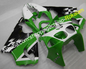 Carenado <span class=keywords><strong>ZX</strong></span>-<span class=keywords><strong>7R</strong></span> 96-03 Compatible con <span class=keywords><strong>Kawasaki</strong></span> <span class=keywords><strong>ZX</strong></span> <span class=keywords><strong>7R</strong></span> ZX7R <span class=keywords><strong>1996</strong></span> ~ 2003 Verde Negro Blanco Kit de Carenados para Motocicleta Repuesto - Product Image 1