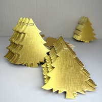 Papier cartonné gaufré Cerf de la Forêt Or et Argent pour l'artisanat, la papeterie et l'emballage de luxe