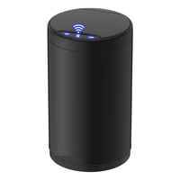 Poubelle à capteur automatique 12 litres Système intelligent sans contact Couvercle en acier inoxydable Filtre à odeurs Écologique Maison Chambre Cuisine