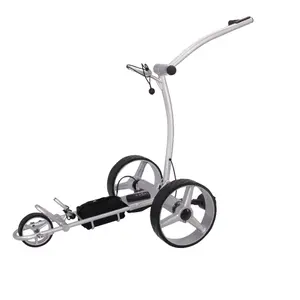 Advanced stainless steel golf trundler electric mode lithium battery golf walker