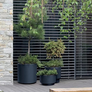 กระถางดอกไม้ Heos Anthracite พร้อมฝาครอบกันน้ำแข็งสำหรับป้องกันในฤดูหนาว - Product Image 2