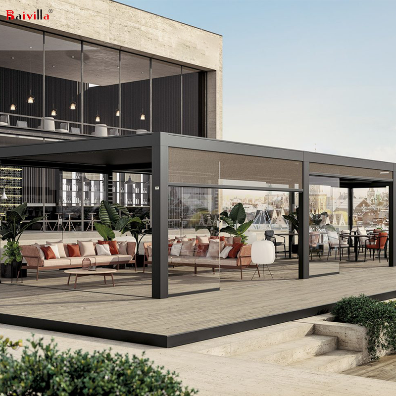 Outdoor Waterproof Adjustable Pergola Aluminum Louver
