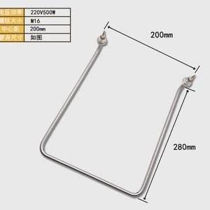 Elemento Calefactor de Tipo Seco para Cámara de Fermentación, 220V, Acero Inoxidable 304, Integrado para Equipos de Panadería - Product Image 2
