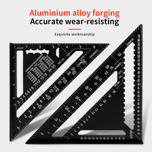 Треугольник-угольник из алюминиевого сплава 12 дюймов для плотников, измерительный инструмент, OEM ODM, для самостоятельной сборки и деревообработки - Product Image 6