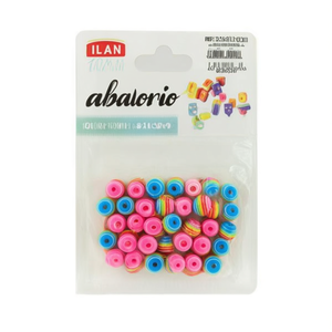 Perline a strisce ILAN Abalorio da 10 mm per la creazione di gioielli - Product Image 2