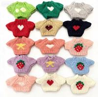Pakaian Boneka Plush Sweater dengan Cetak Logo Kustom Isian Kapas PP Unisex 14+ Tahun 10-15cm