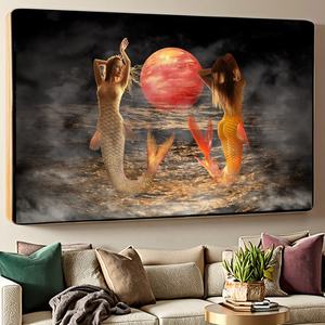 Art mural en verre acrylique sans cadre Décoration d'intérieur <span class=keywords><strong>Ardoise</strong></span> de cristal Peinture à l'huile numérique sur toile pour les occasions d'anniversaire - Product Image 2