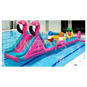 Parcours d'obstacles aquatiques gonflables pour adultes en PVC/Nylon, utilisation intérieure/extérieure, usage résidentiel, parc aquatique, marque IFUN - Product Image 2