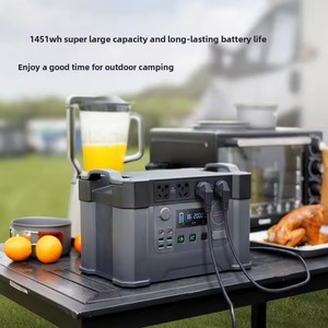 Générateur solaire ALLPOWERS SS009 PRO 2400W (pic) 1451.6Wh LiFePO4 MPPT avec 4 prises AC 2400W, UPS <15ms pour la maison/le camping-car et le camping - Product Image 4