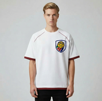 Maßgefertigtes Herren 100% Baumwoll-T-Shirt 200gsm Gestricktes Jersey Kurzarm Casual Einfarbig mit Kontrastbesatz für Sport und Fitness