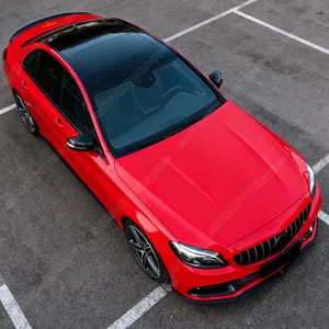 Kit de décoration de lèvre de spoiler de pare-chocs avant pour Mercedes Benz Classe C W205 S205 2015 2016 2017 2018 2019 2020 2021 2022 - Product Image 4