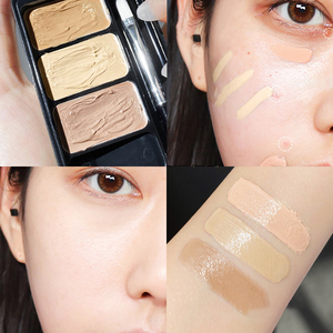 Crème de contour GECOMO pour couvrir les cicatrices d'acné, les taches, les sillons nasogéniens, embellir, éclaircir, correcteur naturel trois couleurs - Product Image 6