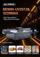 Impresora UV Plana NEWIN G6 con CMYK, Blanco y Barniz para Personalización de Tarjetas y Etiquetas Premium