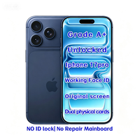 Smartphone d'occasion en gros pour 17 Pro 512 Go Bleu Titane 5G A19 Super Retina XDR Dynamic Island 12 Go RAM Fournisseur d'usine