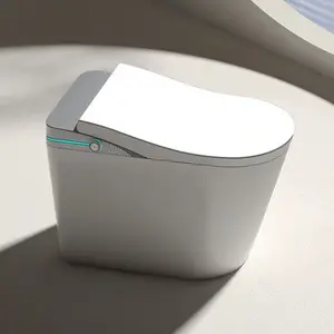 Automatic wc sanitary ware water closet toilet bowl floor mounted luxury ceramic bathroom intelligent smart toilet commode