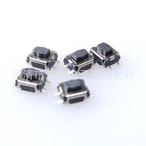 สวิตช์สัมผัส Lqjy ขนาด 3x4x2 มม. แบบสองขา ติดตั้งบนพื้นผิว หน้าสัมผัสสแตนเลส ตัวเรือน PPA ได้รับการรับรองมาตรฐาน RoHS - Product Image 1