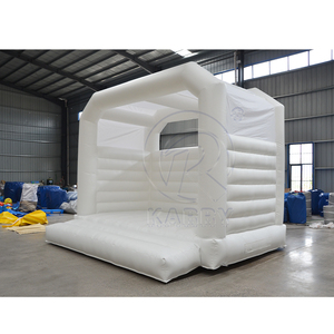 Château gonflable élégant tout blanc avec toit ouvert pour réceptions <span class=keywords><strong>de</strong></span> mariage, fêtes <span class=keywords><strong>de</strong></span> luxe et locations d'événements - Product Image 2
