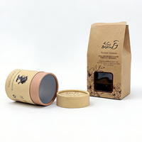 Tube Cylindrique en Papier Kraft Écologique Biodégradable Recyclable pour Emballage Cadeau Cosmétique, Parfum, Crème, Sérum