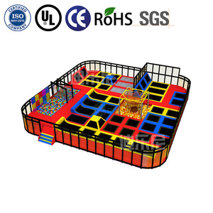 Parc de trampolines intérieur en acier inoxydable personnalisé, usage commercial, à vendre - Product Image 3