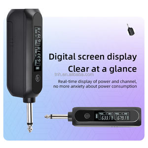 TNH UM-WX82 красочный RGB светящийся беспроводной портативный микрофон с переключаемыми светодиодными лампами перезаряжаемый приемник для караоке - Product Image 6