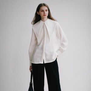 Blusa de lino Serena al mejor precio para mujer, nueva tendencia, estilo informal a la moda, servicios ODM hechos en Vietnam, decoración de logotipo de verano e invierno - Product Image 1