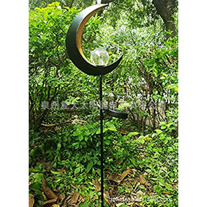 Solar Moon Lawn <b>Light</b> <b>Led</b> Iron Water Resistant Garden Decor Outdoor Lighting - Product Image 1