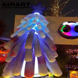 Hermoso Globo Inflable de Árbol de Navidad de 5 m de Altura para Decoración de Librerías, Discotecas y Fiestas Navideñas - Product Image 6