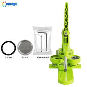 Popular cuerpo de plástico botón Pin insignia fabricante máquina 58mm Diy Manual insignia que hace la máquina al por mayor - Product Image 4