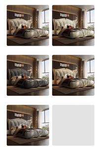 Cama doble y moderna de lujo para <span class=keywords><strong>adultos</strong></span>, uso doméstico, <span class=keywords><strong>camas</strong></span> tapizadas tamaño Queen King, sofá cama estilo marco de madera, venta al por mayor - Product Image 5