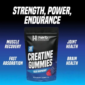 Suplemento Pre-Entrenamiento de Marca Privada OEM/ODM, Gomitas Energéticas con Creatina Monohidrato para el Crecimiento Muscular en Adultos - Product Image 2