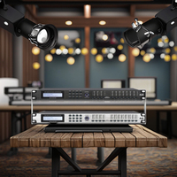 Prosesor Audio DSP Digital 4 Input 8 Output tipe pasif yang dikendalikan perangkat lunak