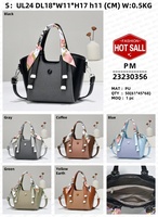 Tas Wanita Selempang Elegan Model Baru Kapasitas Besar Kasual Hiasan Rantai Gaya Fashion Lapisan Poliester