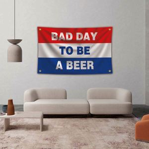 ธงเบียร์ขนาด 3x5 ฟุต (90x150 ซม.) คุณภาพดีเยี่ยม ผลิตโดยผู้ผลิตขายส่ง สำหรับวันที่อากาศไม่ดี - Product Image 5