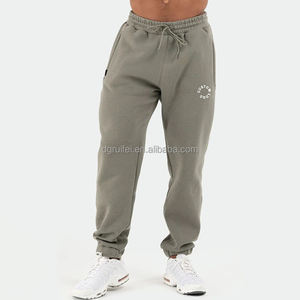 Fabricante de Calças Jogger Masculinas Personalizadas OEM, Calças Casuais de Moletom Oversized com Bolsos - Product Image 1