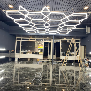 चीन ने अच्छी गुणवत्ता वाले एल्यूमीनियम गैरेज शहद दीवार हल्के हेक्सागोनल एलईडी लाइट बनाया - Product Image 5